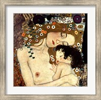 Three Ages of Woman - Mother and Child, c.1905 (detail square) Fine Art Print