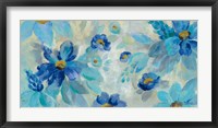 Blue Flowers Whisper I Fine Art Print