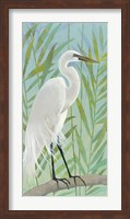 Egret by the Shore I Fine Art Print
