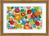 Decorative Flowers Bright Fine Art Print