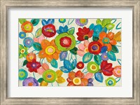 Decorative Flowers Bright Fine Art Print