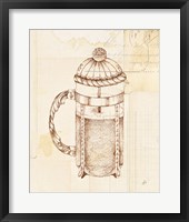 Authentic Coffee II Framed Print