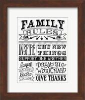 Family Rules II Fine Art Print