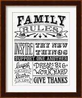 Family Rules II Fine Art Print
