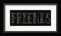 Bright Folklore Friends Framed Print
