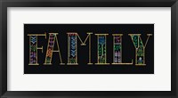 Bright Folklore Family Framed Print