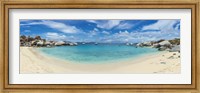 Boats in Devil's Bay, British Virgin Islands Fine Art Print