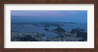 View of City from Christ the Redeemer, Rio de Janeiro, Brazil Fine Art Print