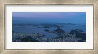 View of City from Christ the Redeemer, Rio de Janeiro, Brazil Fine Art Print