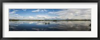 Clouds Reflecting in Lake Cuitzeo, Michoacan State, Mexico Fine Art Print