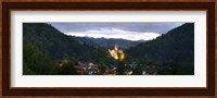 Bran Castle Illuminted, Transylvania, Romania Fine Art Print