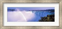 Horseshoe Falls with Rainbow, Niagara Falls, Ontario, Canada Fine Art Print