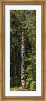 Totem Pole in Forest, Sitka, Southeast Alaska Fine Art Print