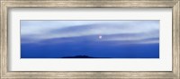 Moonset over Mountain, Tres Orejas, Taos County, New Mexico Fine Art Print
