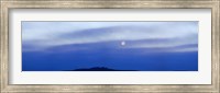 Moonset over Mountain, Tres Orejas, Taos County, New Mexico Fine Art Print