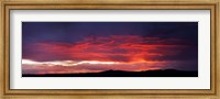 Mountain Range at Sunset, Taos, Taos County, New Mexico Fine Art Print