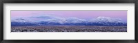 Sangre De Cristo Range Under Snow, Taos County, New Mexico Fine Art Print