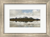 Snowcapped Chugach Mountains in Copper River Delta, Chugach National Forest, Alaska Fine Art Print