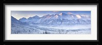 Polar Bear Peak and Eagle Peak and Hurdygurdy Mountain, Alaska Fine Art Print