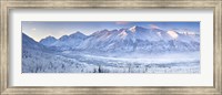 Polar Bear Peak and Eagle Peak and Hurdygurdy Mountain, Alaska Fine Art Print