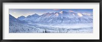Polar Bear Peak and Eagle Peak and Hurdygurdy Mountain, Alaska Fine Art Print