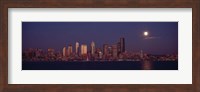 Seattle Skyline at Night, Seattle Fine Art Print