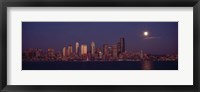 Seattle Skyline at Night, Seattle Fine Art Print