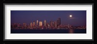 Seattle Skyline at Night, Seattle Fine Art Print
