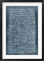 Graphic Songbook I Framed Print