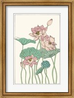 Botanical Gloriosa Lotus I Fine Art Print