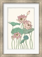 Botanical Gloriosa Lotus I Fine Art Print