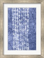 Indigo Primitive Patterns III Fine Art Print