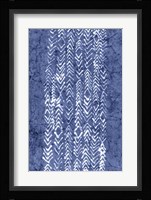 Indigo Primitive Patterns V Fine Art Print