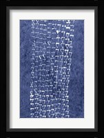 Indigo Primitive Patterns IX Fine Art Print