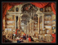 Views of Modern Rome 18th Century Fine Art Print