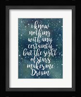 Galaxy Quote II Framed Print