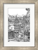 B&W City Scene IV Fine Art Print