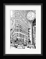B&W City Scene VII Fine Art Print