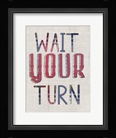 Manners II Framed Print