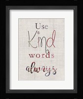 Manners V Framed Print