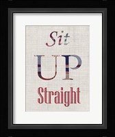 Manners VI Fine Art Print