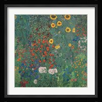 Garden with Sunflowers Fine Art Print