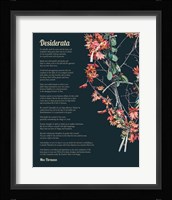 Desiderata Autumn Branches Framed Print