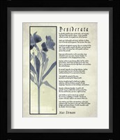 Desiderata Blue Daguerreotype Fine Art Print