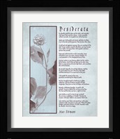 Desiderata Brown Daguerreotype Fine Art Print