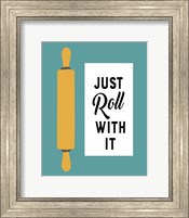 Retro Kitchen III - Just Roll With It Fine Art Print