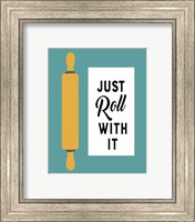 Retro Kitchen III - Just Roll With It Fine Art Print