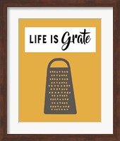 Retro Kitchen I - Life Is Grate Fine Art Print