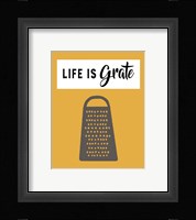 Retro Kitchen I - Life Is Grate Fine Art Print