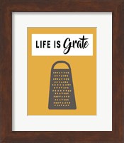 Retro Kitchen I - Life Is Grate Fine Art Print